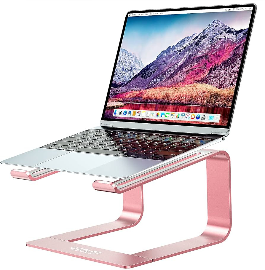 Urmust Laptop Stand for Desk Aluminum Computer Stand for Laptop Riser Holder Notebook Stand Compa... | Amazon (US)