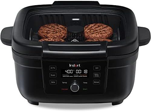 Instant 6-in-1 Indoor Grill and Air Fryer with Bake, Roast Reheat & Dehydrate, From the Makers of... | Amazon (US)