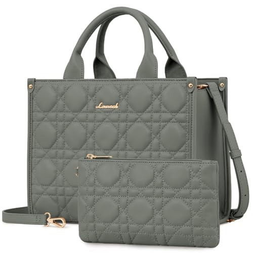 LOVEVOOK Purses and Handbags for Women, Handbags Shoulder Bags Black Purses and PU Leather Top Handles for Lady | Amazon (US)
