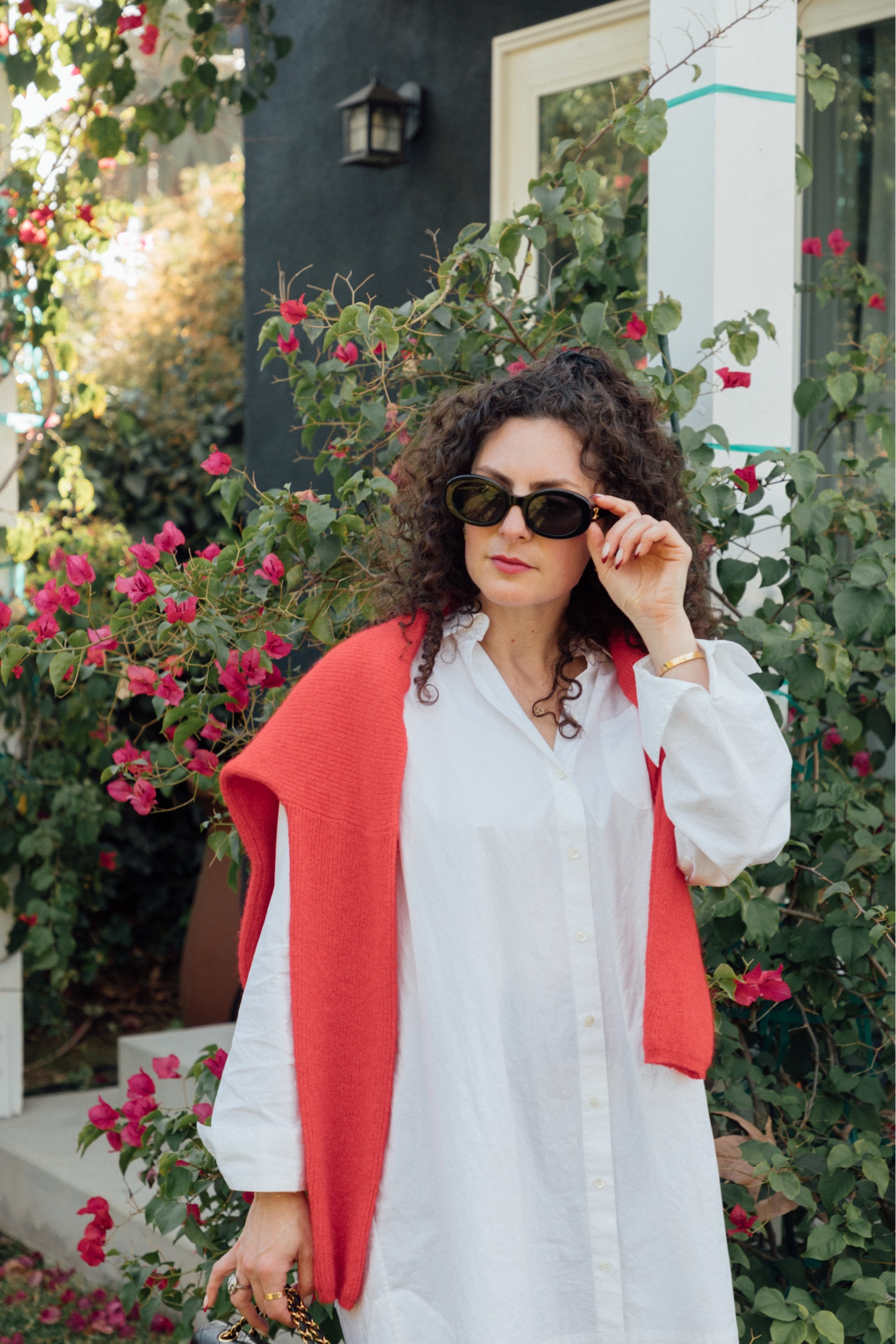 My go-to outfit when I don’t know what else to wear that looks put together every time: a timeless red cardigan and a white oversized button down shirt dress ❤️.

#LTKWorkwear #LTKStyleTip #LTKSeasonal