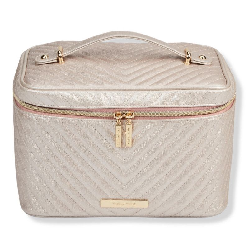 Deluxe Pink Chevron Train Case | Ulta