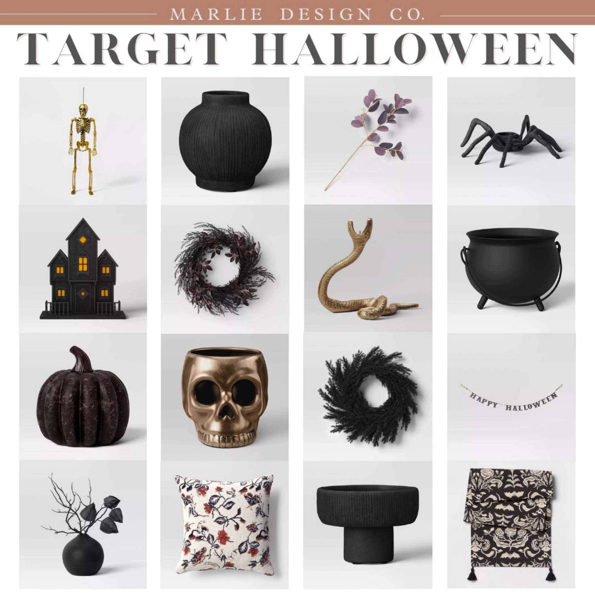 Target Halloween decor | black vase | affordable vase | Halloween wreath | skull decor | Target finds | Target | Halloween banner | Halloween party decor | Halloween pillows | Halloween | spooky season | fall decor 

#LTKhome #LTKSeasonal #LTKunder50