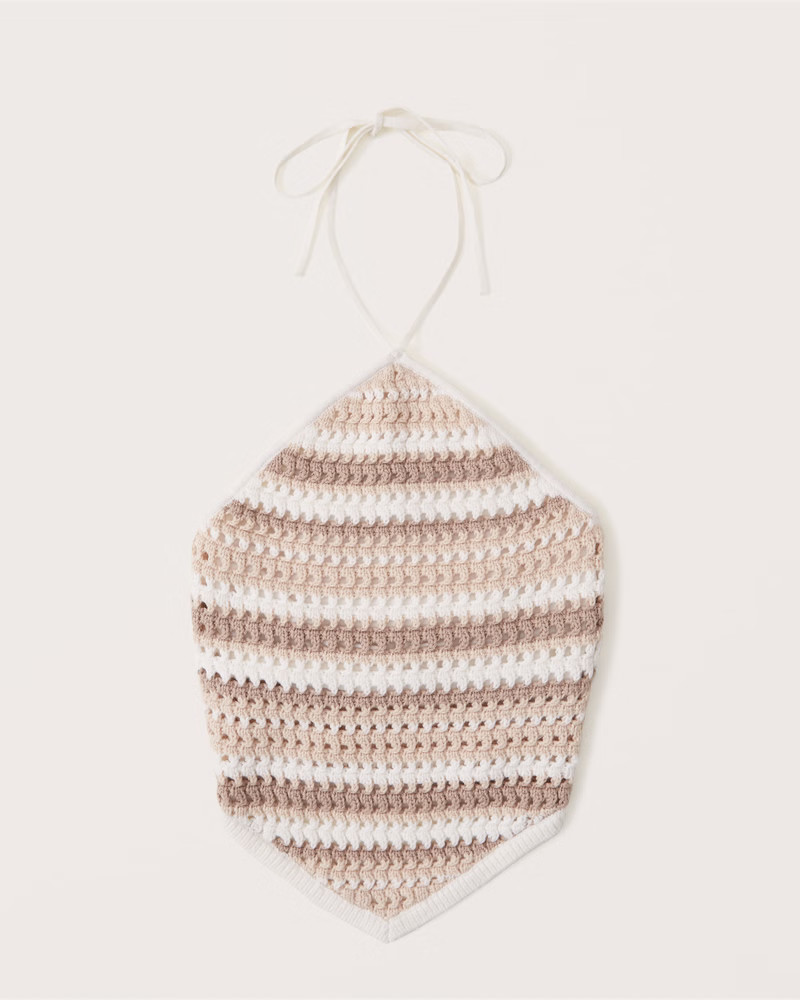 Women's Crochet Bandana Hem Tank | Women's The A&F Getaway Shop | Abercrombie.com | Abercrombie & Fitch (US)