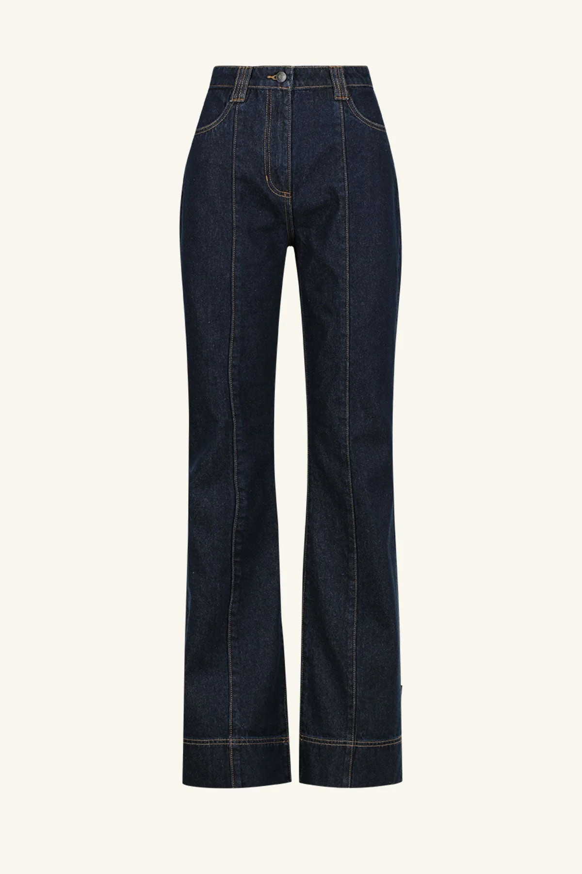 RITA PINTUCK STRAIGHT LEG JEAN | DEEP INDIGO | PANTS | SHONA JOY | Shona Joy