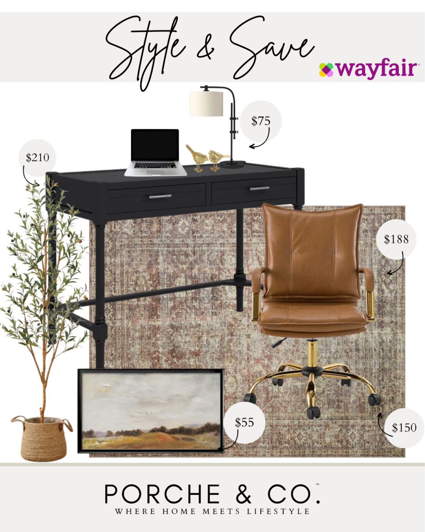 Style & Save, Wayfair finds, home office decor, home office finds
#visionboard #moodboard #porcheandco

#LTKstyletip #LTKhome #LTKsalealert