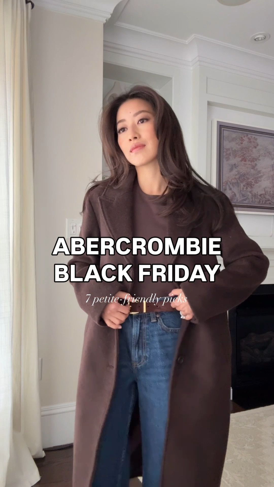 Code AFJEAN stacks on top of Abercrombie's black friday week sale for an extra 15% off!

• Red Crew cardigan xxs + Sienna mini skort xxs, Chanel loafers , edited pieces slim calf boots 5

• High rise wide leg jean 24 short + double layered brown crewneck layering top XS (I size up in fitted tops so it isnt too tight)

• wool tailored topcoat xxs petite, warm weight, longer past midi length  

• Houndstooth sloane pants size 24 short + cozy mockneck sweater xxs

• Long-sleeve lounge knit tee xxs + lounge wide leg sweatpants xxs short

• Cable knit crew cardigan xxs + Scarlett mini skort xxs , Naturalizer boots 5.5 narrow calf

Fall winter outfits, classic workwear style, Black Friday sale, Cyber week, petite friendly jeans and pants 


#LTKPetite #LTKCyberWeek #LTKWorkwear