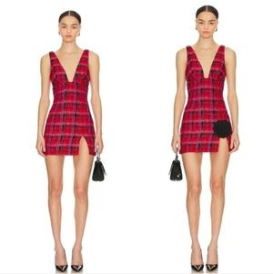 NWT | Lovers and Friends Revolve Madix Mini Tweed Dress Size Medium | Poshmark