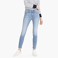 9" high-rise toothpick eco jean in light blue wash | J. Crew US
