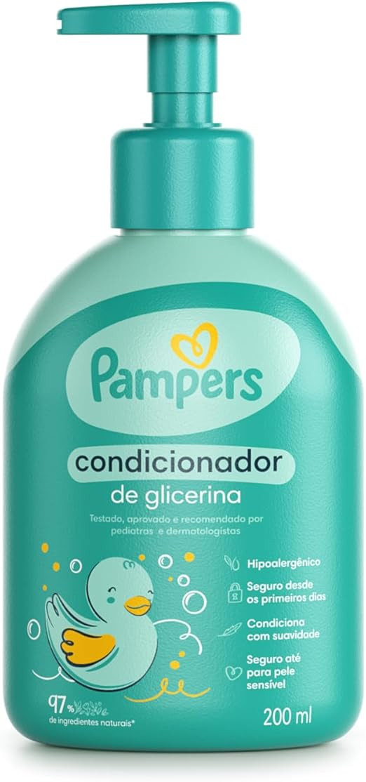 PAMPERS COND GLICERINA 200ml | Amazon (BR)