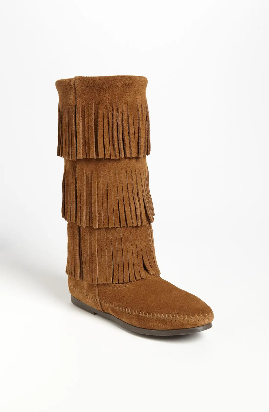 Minnetonka 3-Layer Fringe Boot | Nordstrom
