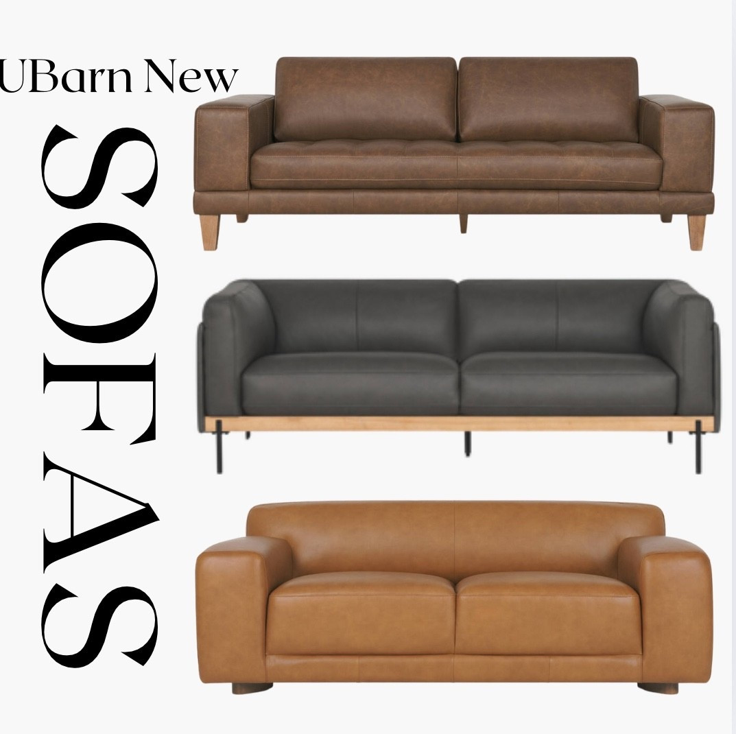 Leather sofas on sale! Level up your living room ✨ These UBarn sofas are the perfect mix of modern design and cozy comfort. From rich leather textures to sleek neutral tones, these pieces make a statement while keeping your space timeless + versatile. 🛋️

Shop my UBarn sofa picks now on LTK 🤎

Urban Barns 
UBarn sofas
Neutral sofas
Modern living room sofa
Leather sofa
Contemporary sofa design
Small space sofa
Comfortable living room seating
Neutral home decor
Cozy modern living room
Minimalist sofa
Timeless furniture
Living room essentials
Neutral tone sofa
Modern leather couch
Designer-inspired sofa

#LTKStyleTip #LTKHome #LTKSaleAlert