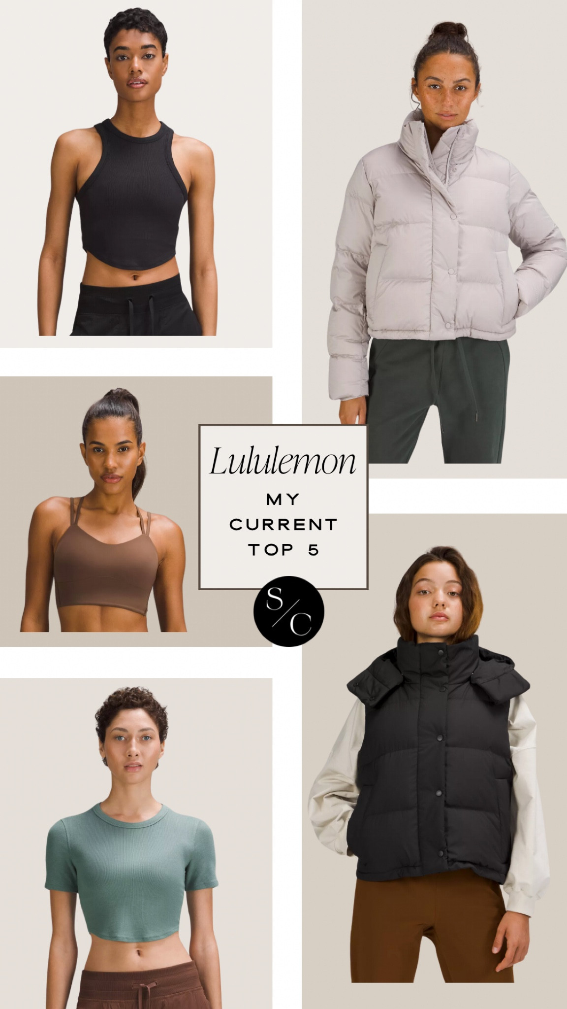 Lululemon | My Current Top 5

Athleisure, workout, fitness, exercise, Lululemon fav, puffer, activewear 

#LTKfitness #LTKstyletip #LTKtravel