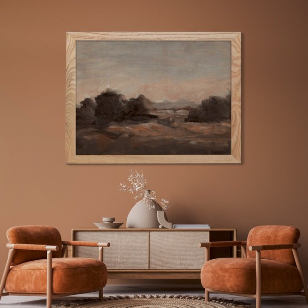 My Texas House, Autumn Scenic, Modern Farmhouse Seasonal Natural Wood Framed Print 40x30 Hanging ... | Walmart (US)