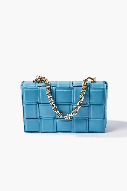 Faux Leather Basketwoven Crossbody Bag | Forever 21 (US)