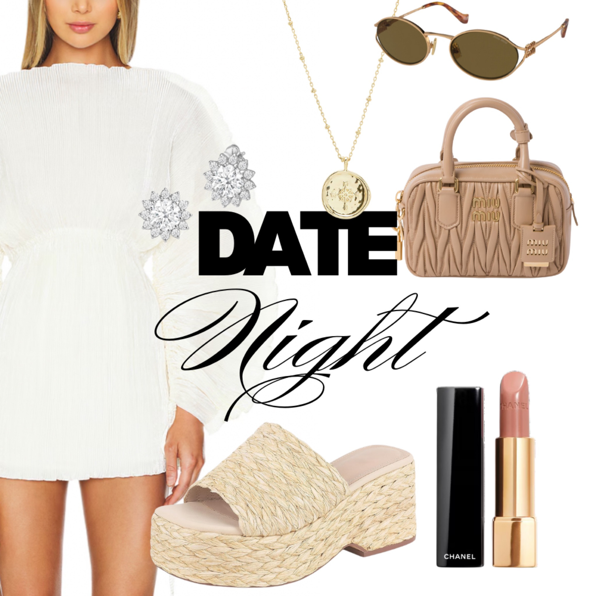 Stunning date night look for European vacays or a local night out. This look will guarantee to turn heads. And the best part is that this dress is sooo comfortable. 

#cultgaia 
#datenight 
#summer 

#LTKTravel #LTKStyleTip #LTKWedding