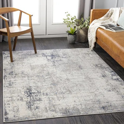 Jemison Abstract Cream/Taupe Area Rug | Wayfair North America