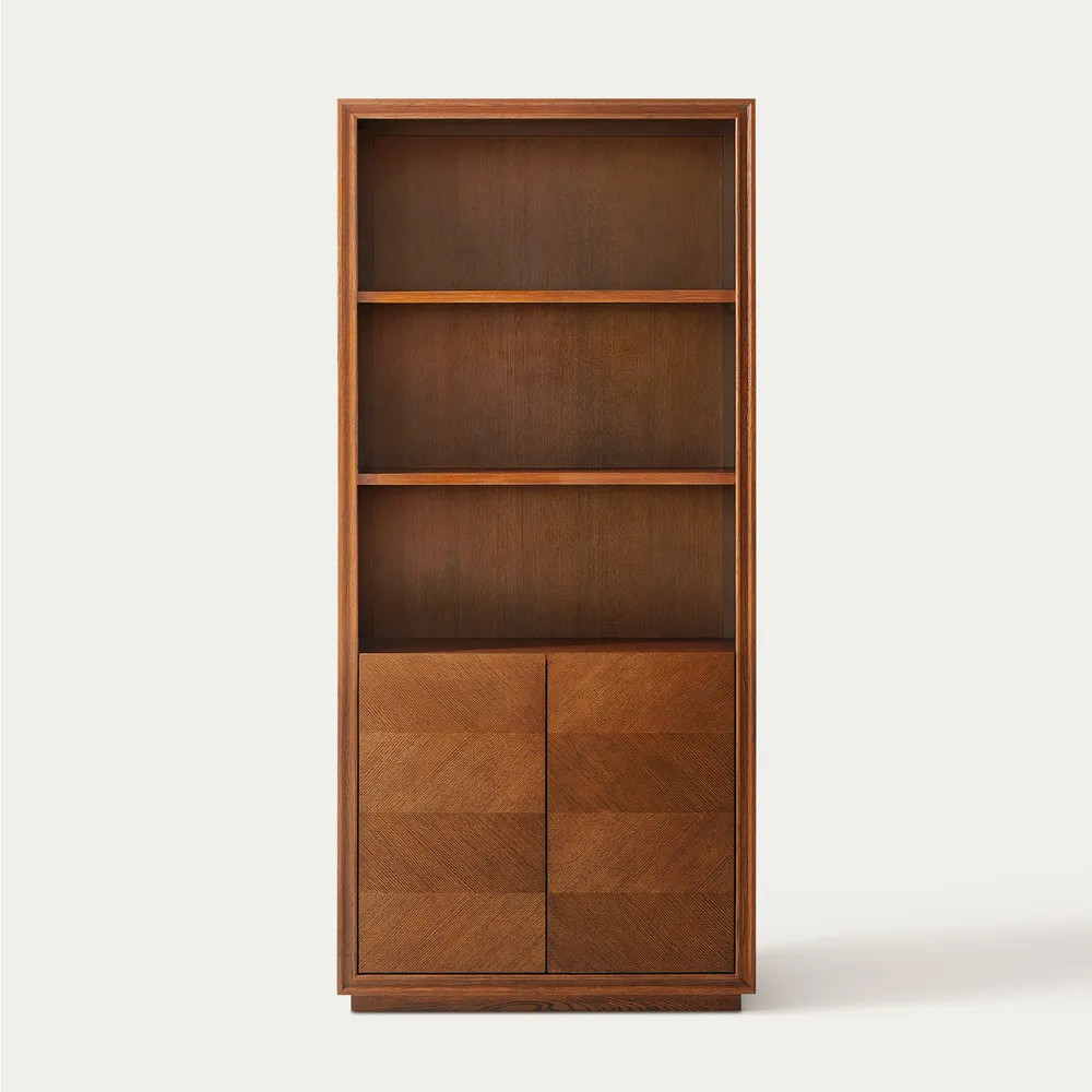 Thursen 36" Oak Bookcase | Hernest