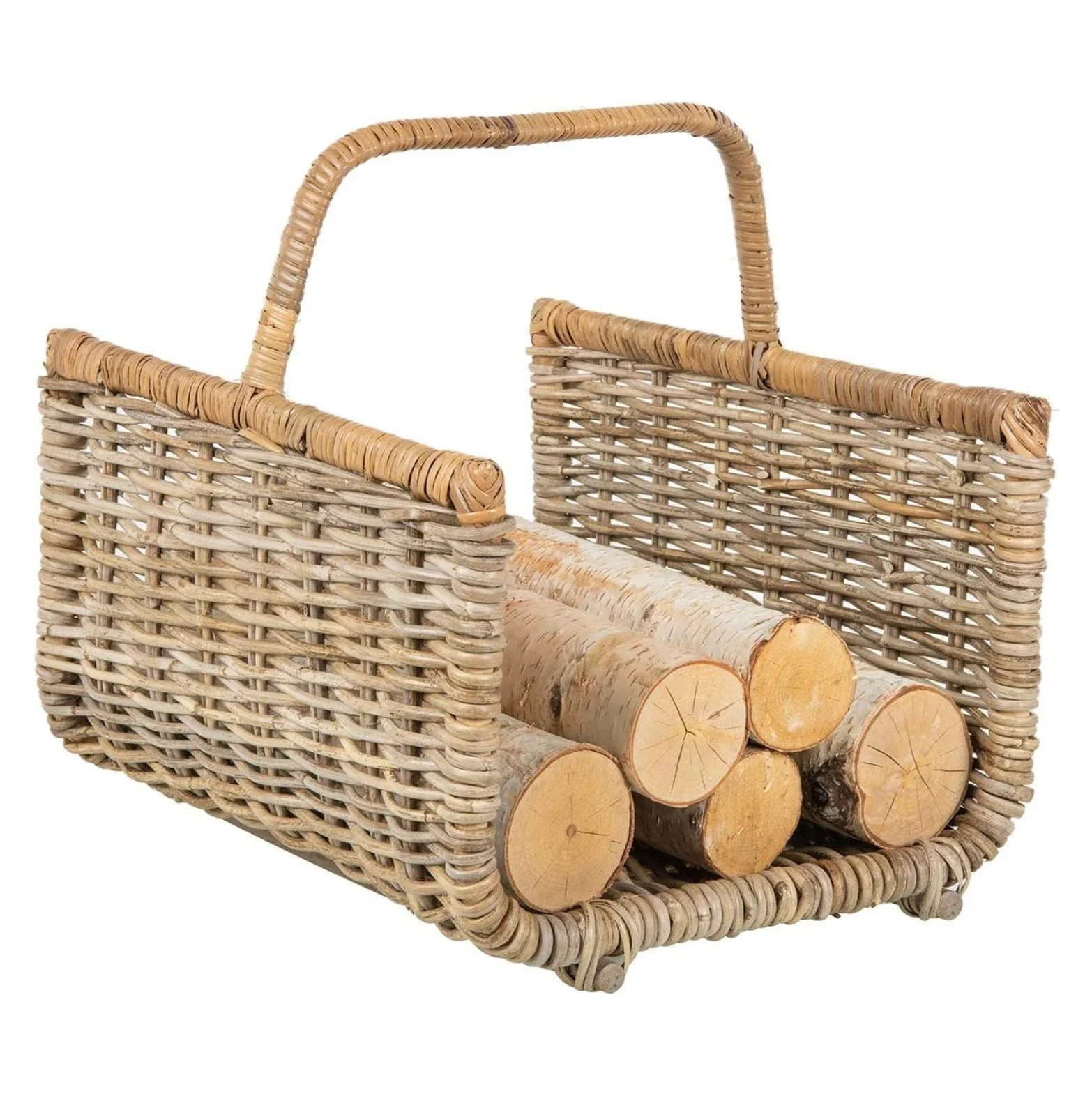 Kobo Fire Log Basket, Gray-Brown - Walmart.com | Walmart (US)