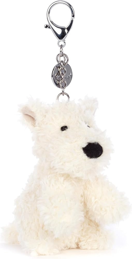 Jellycat Munro Scottie Dog Bag Charm, 4 inches - Dogs and Puppies Plush Keychain - Great Gift Ide... | Amazon (US)