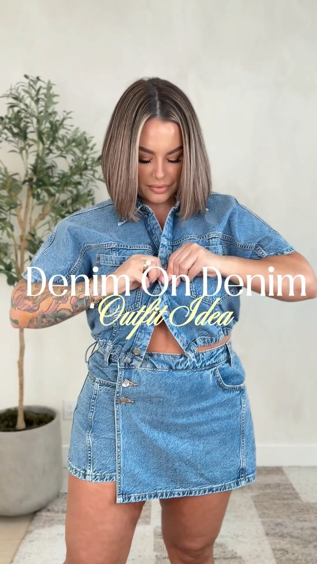 Size xl in both top and bottom
Comes in 2 colors 
Bag is old no link sorry but I linked similar 
#denim #zara #midsize 


Follow my LTK @shaynaslife on the @shop.LTK app to view this post and get my exclusive app-only content!

#liketkit 
@shop.ltk
https://liketk.it/69W7C

#LTKMidsize #LTKSaleAlert #LTKootd