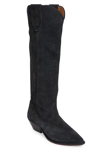 Denvee Suede Tall Western boot | Saks Fifth Avenue