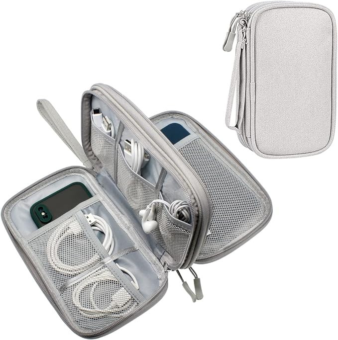 DDgro Travel Organizer Electronics Accessories Carrying Bag Tech Case Pouch for Keeping Cellphone... | Amazon (US)