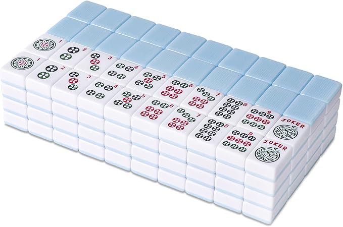 American Mahjong Tile Set with 166 Blue Back Tiles (1.2”, Tiles Only) | Amazon (US)