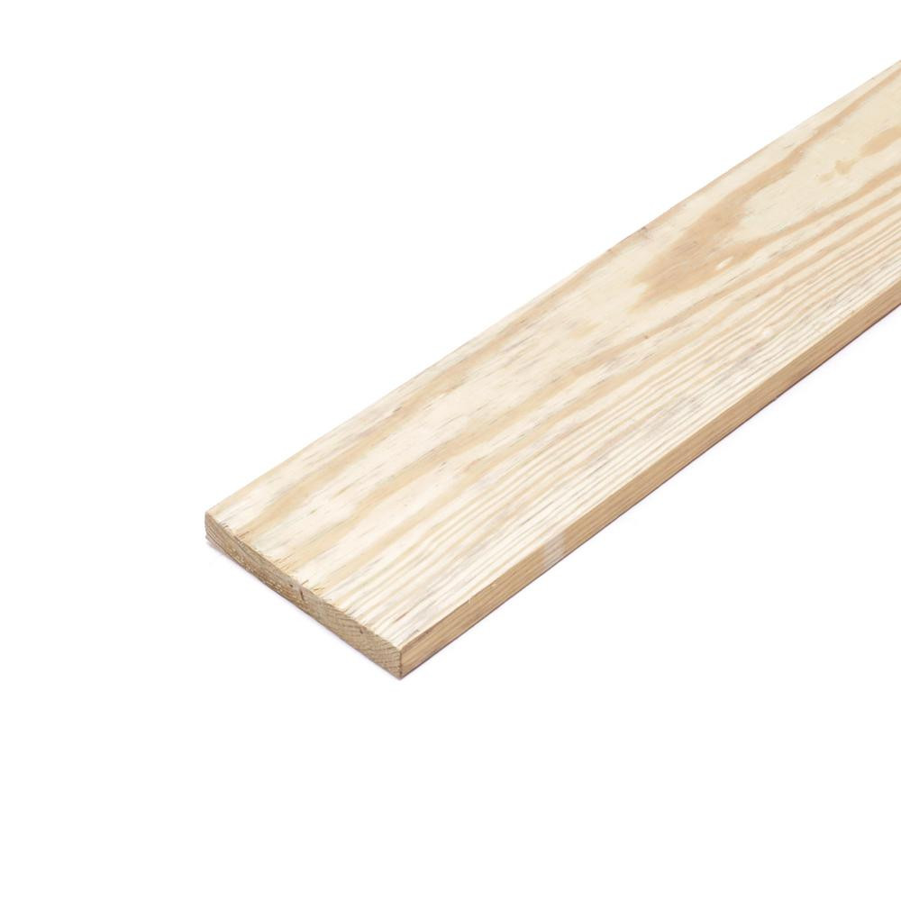 1 in. x 6 in. x 8 ft. Ground Contact Pressure-Treated Board | The Home Depot
