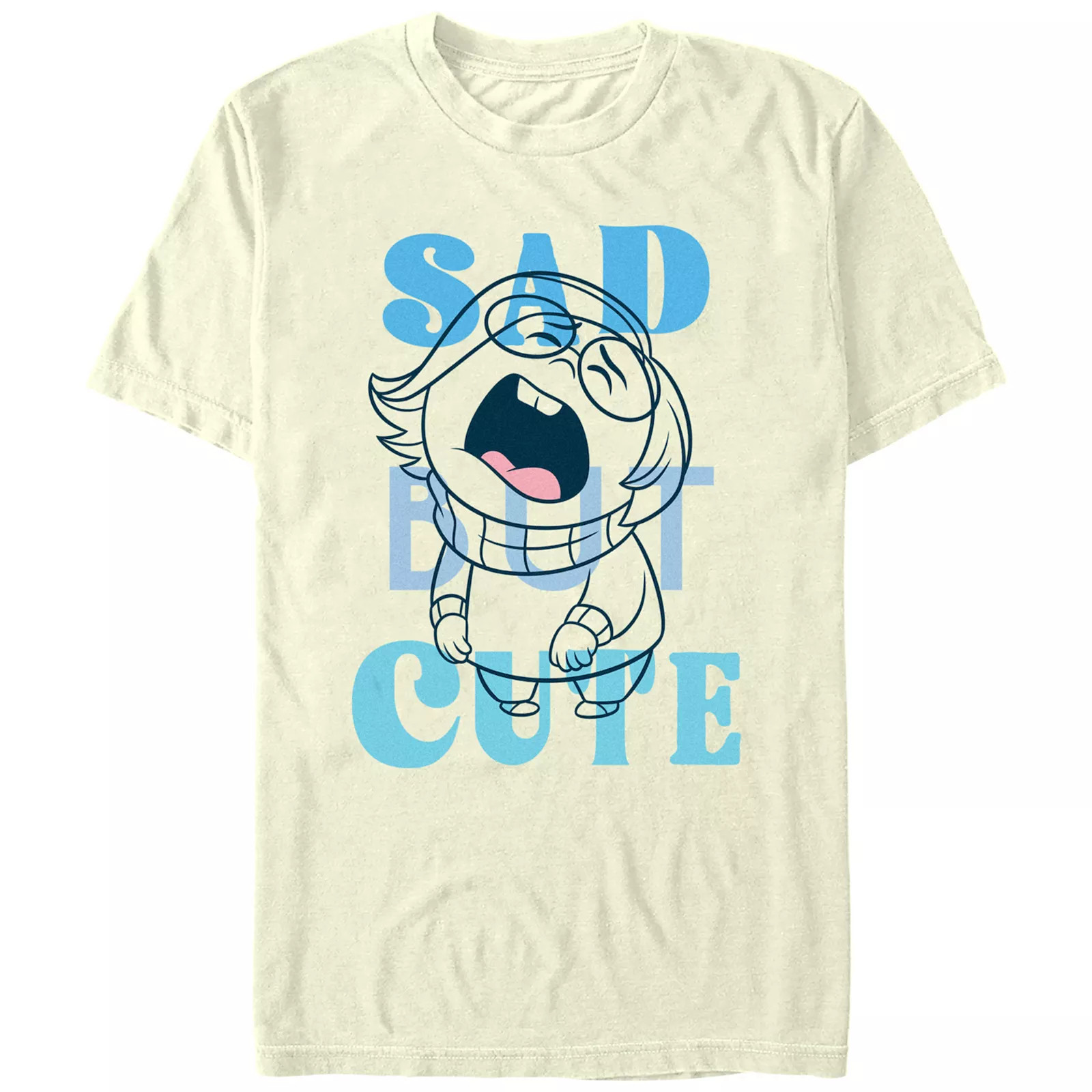 Disney / Pixar's Inside Out 2 Sad But Cute Men's Graphic Tee, Size: Small, Natural | Kohl's