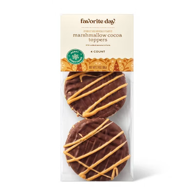 Christmas Dark Chocolaty Hot Cocoa Toppers with Salted Caramel - 2.4oz - Favorite Day™ | Target