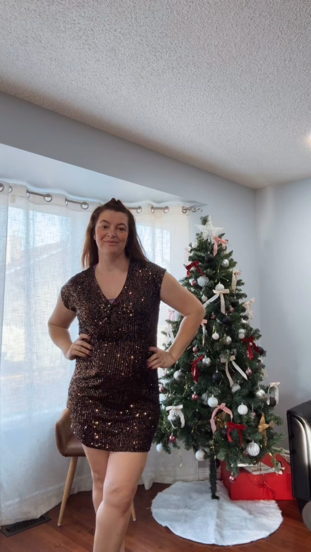 I love sparkle, and I love dresses. Finding a dress I can wear for NYE that’s comfortable and fits my growing belly is a challenge but I think this will do. 

#LTKpartywear #LTKholiday #LTKcanada