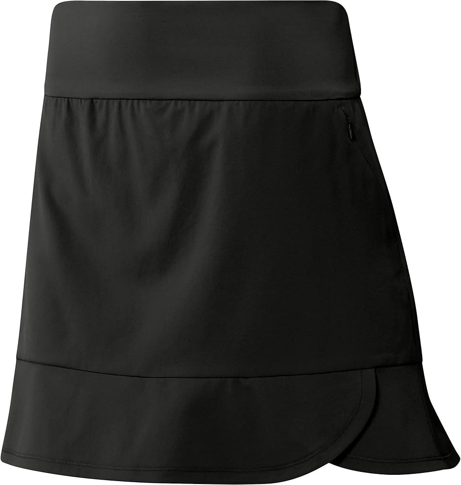 adidas Women's Standard 16 Inch Frill Skort, Black, Large | Amazon (US)