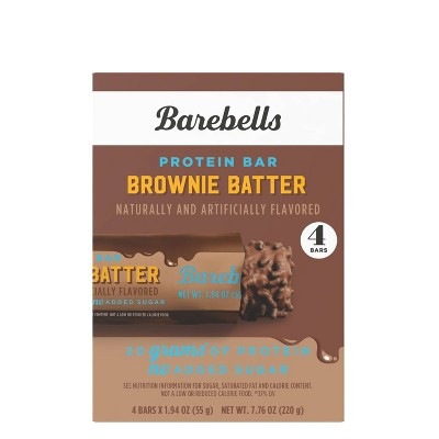 Barebells Brownie Batter Nutrition Protein Bars - 20g Protein - 7.76oz/4pk | Target
