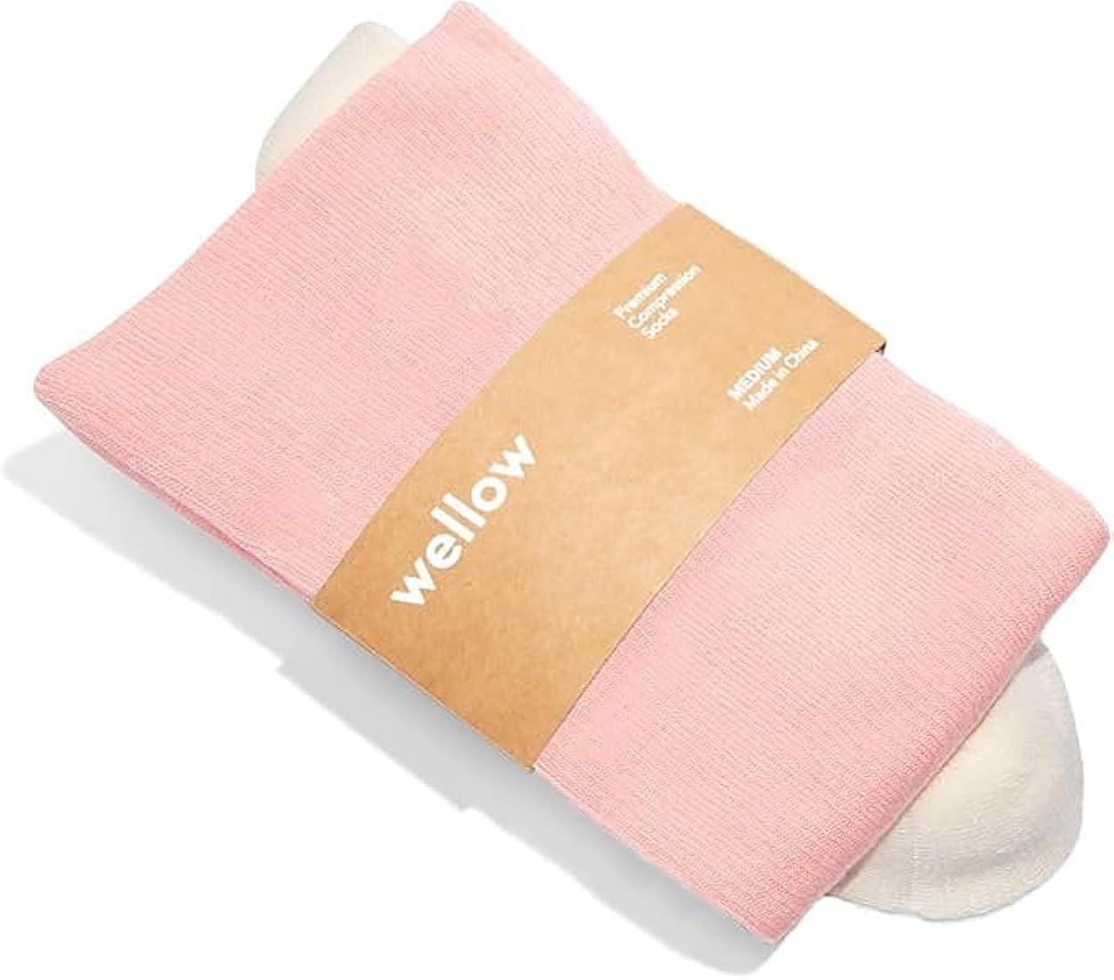 Wellow Knee High Compression Socks for Men & Women, 18-25 mmHg, Made with Viscose from Bamboo, Re... | Amazon (US)