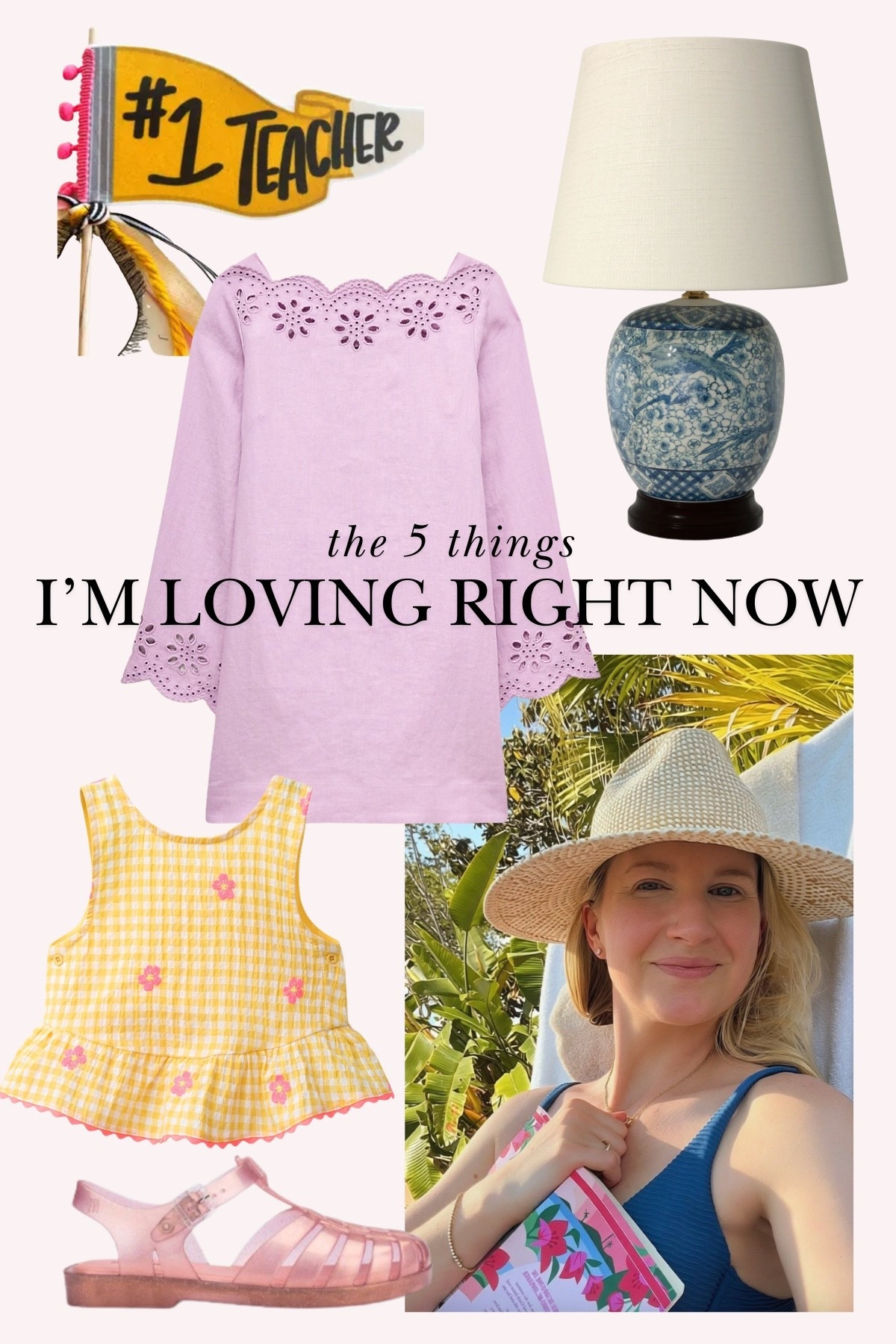 the 5 things I’m loving right now 💜