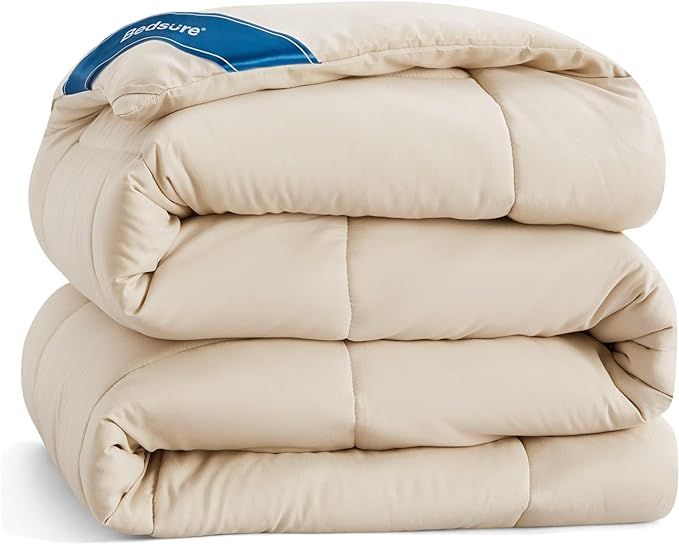 Bedsure Duvet Insert California King Comforter Beige - All Season Quilted Down Alternative Comfor... | Amazon (US)