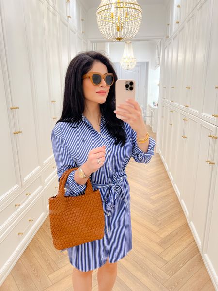 I love striped shirt-dresses. A classic timeless piece that is always perfect for summer. 🤍

Shirt dress, striped shirt dress, Ralph Lauren dress, brown woven bag, le spec sunglasses 

#LTKunder100 #LTKFind #LTKstyletip