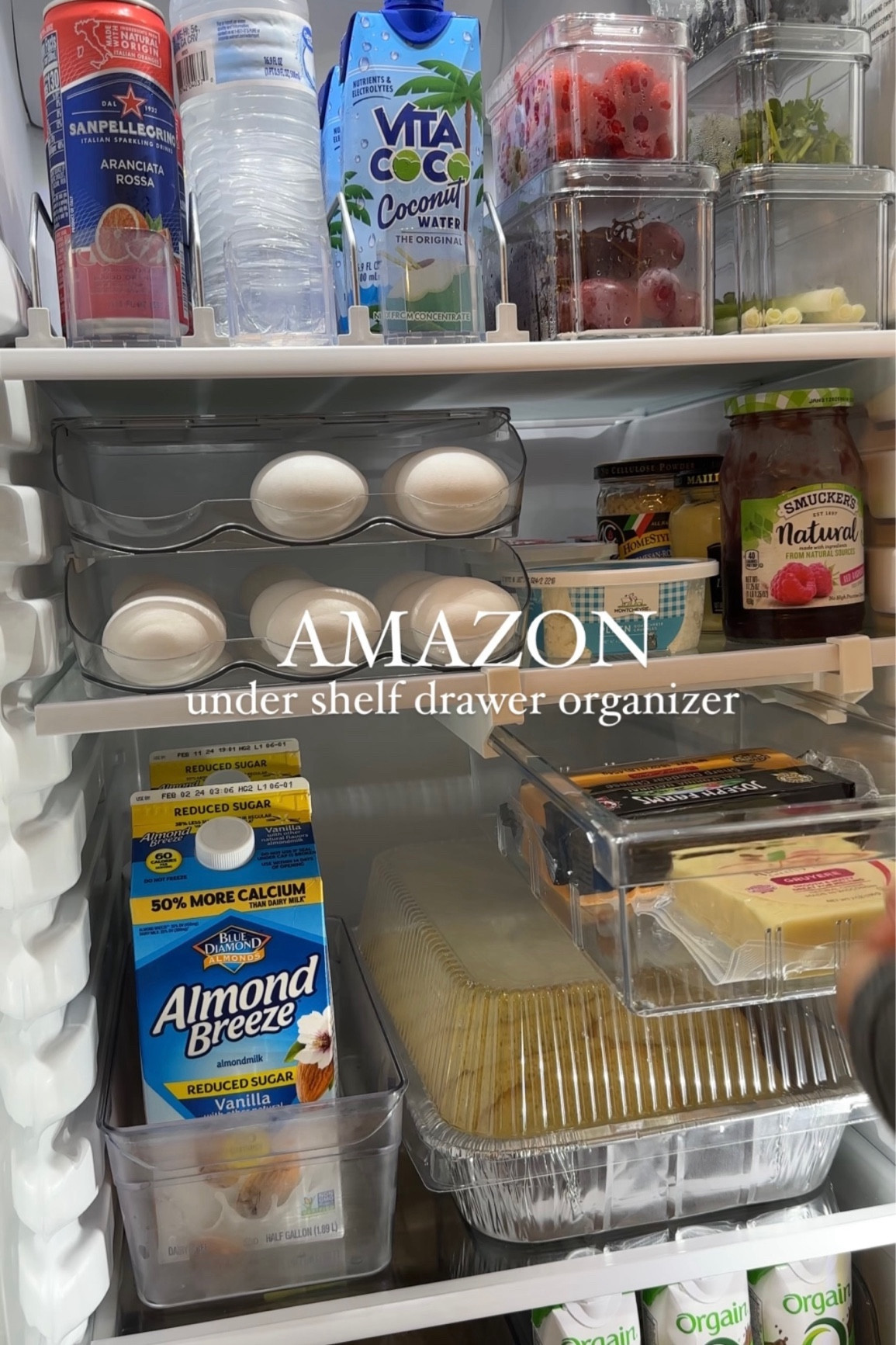 Fridge organization, acrylic organizers, clear containers 

#LTKhome #LTKfindsunder100 #LTKfindsunder50