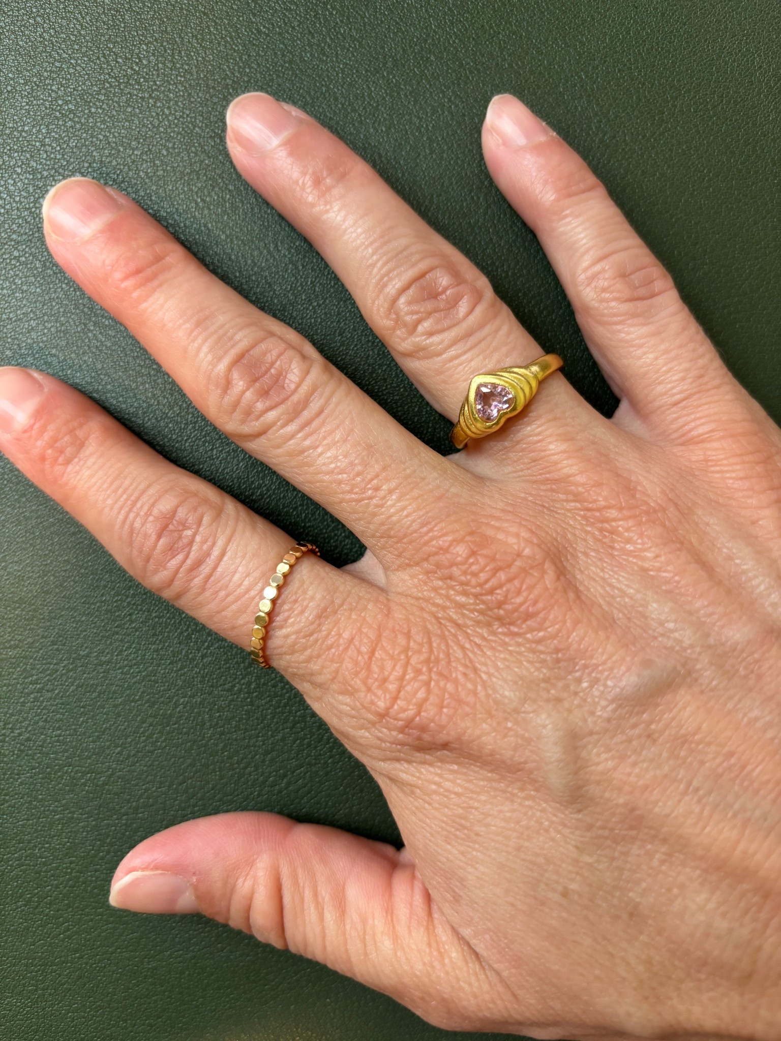 Minimalist rings; pink heart ring

#LTKStyleTip #LTKSaleAlert #LTKPetite