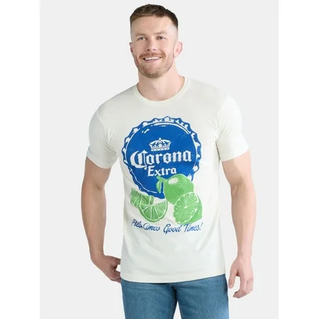 Corona Men s & Big Men s Cotton Graphic Tee Sizes S-3XL | Walmart (US)