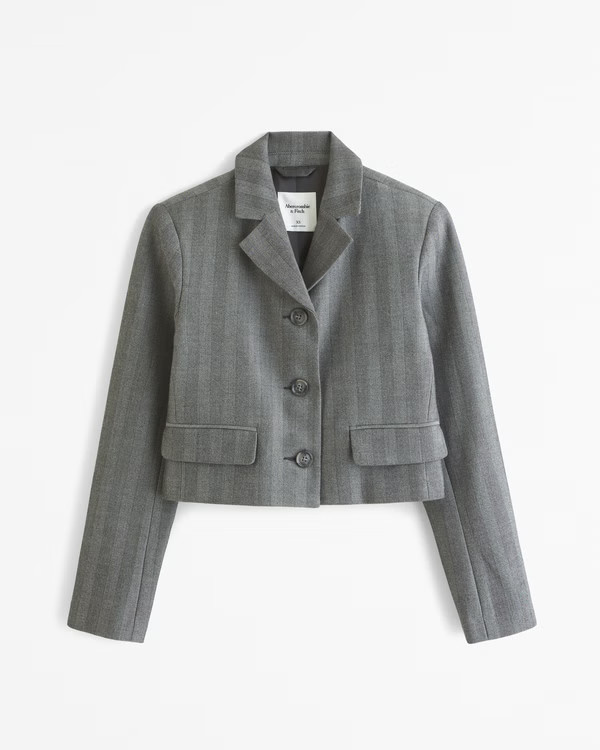 Cropped Blazer | Abercrombie & Fitch (US)