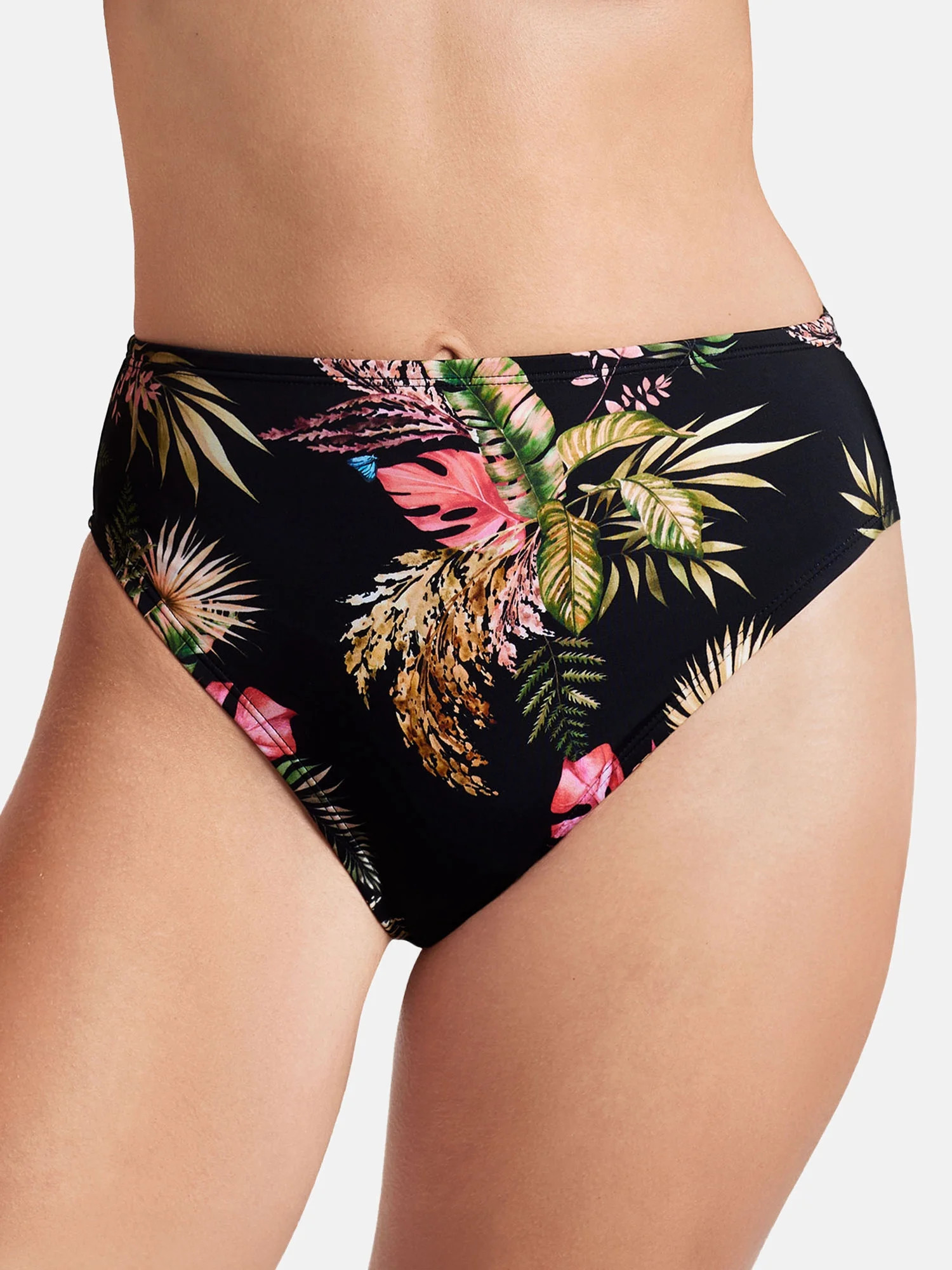 Sofia by Sofia Vergara Women's and Women's Plus Cheeky High Waist Bikini Bottom | Walmart (US)