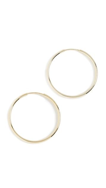 40MM Endless Hoops | Shopbop