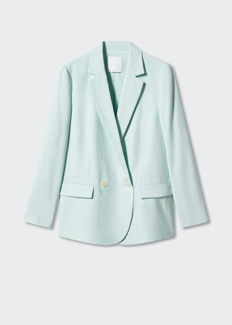 Double-breasted suit blazer | MANGO (US)
