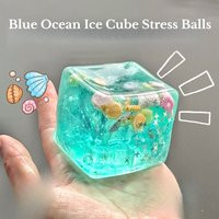 Taba Squishy Stress Balls Cube - Ocean Sensory Fidget Toy Slow Rise Squishy Toys for Kids and Adults Squeeze Relax Gift | AliExpress (US)