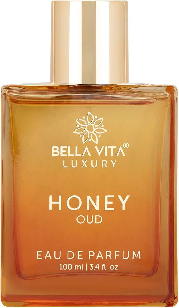 BellaVita Luxury Honey Oud Eau de Parfum (3.4 fl. oz.) | Patchouli, Vanilla, Bergamot, Floral & S... | Amazon (US)