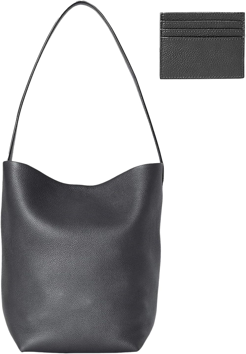 Premium Full-Grained Leather Bucket Bag, Tote for Women | Amazon (US)