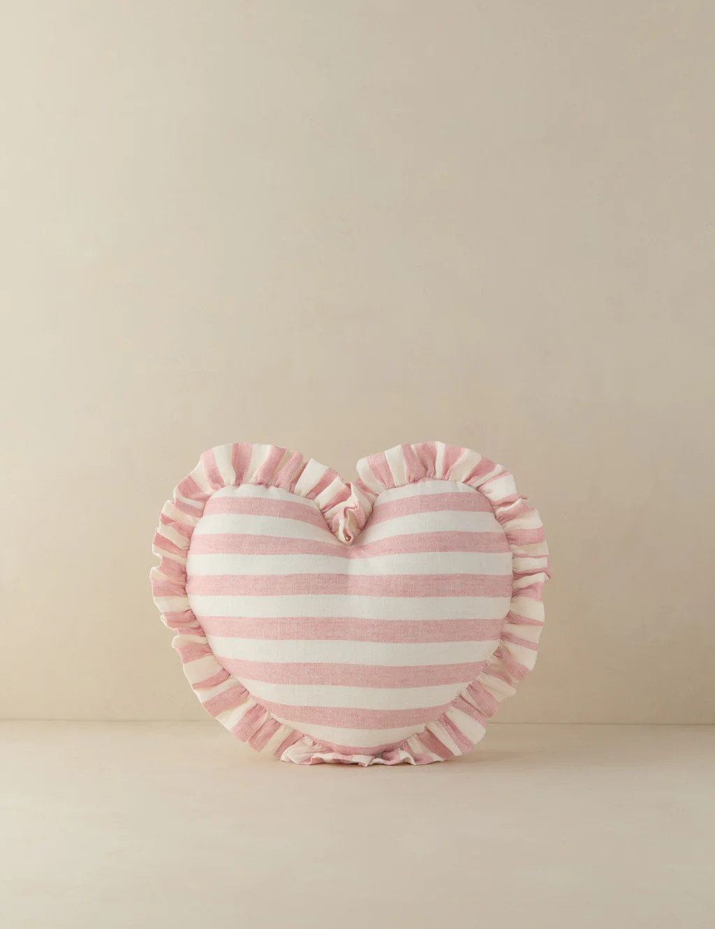 Amaroso Linen Heart Pillow | Lulu and Georgia 