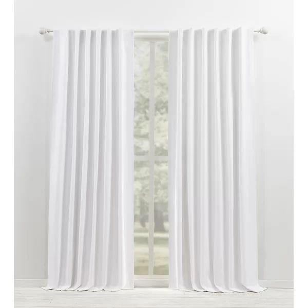Waller 100% Cotton Blackout Thermal Rod Pocket Single Curtain Panel | Wayfair Professional