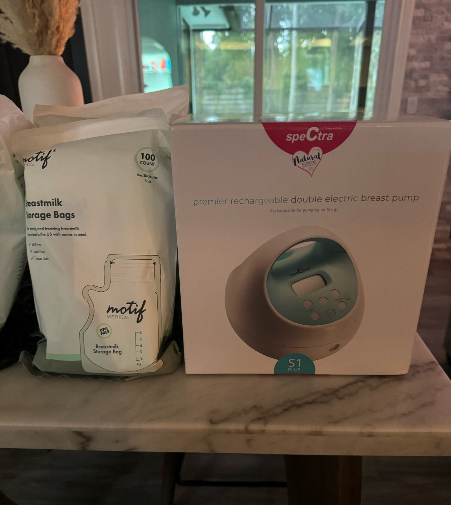 Spectra S1 Plus Portable & Rechargeable Double Electric Breast Pump with 400 Motif Medical Breastmilk Storage Bags. Was able to get this all free through Aeroflow Breastpumps through my insurance! Best Breast Pump on the market & doesn’t require an outlet to use! 

#breastpump #aeroflow #milkstoragebags #spectras1 #pregnancyneeds #momtobe 

#LTKBaby #LTKHome #LTKFamily